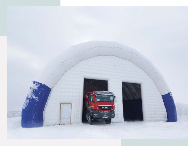 Мобильные ангары в Великих Луках