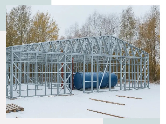 Металлические ангары в Великих Луках