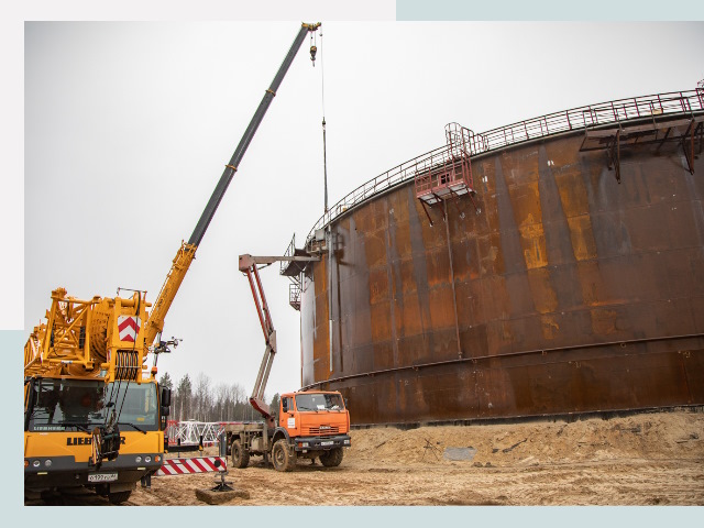 Монтаж резервуаров в Великих Луках от 620 руб. за м³