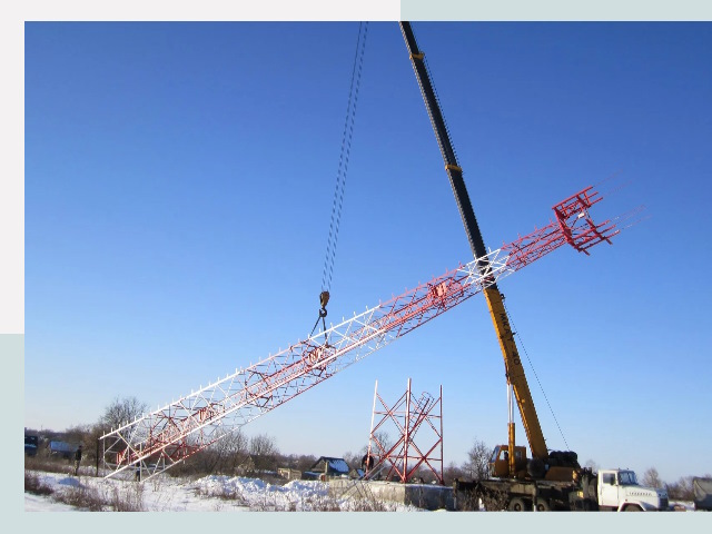 Строительство башен связи в Великих Луках от 620 руб.