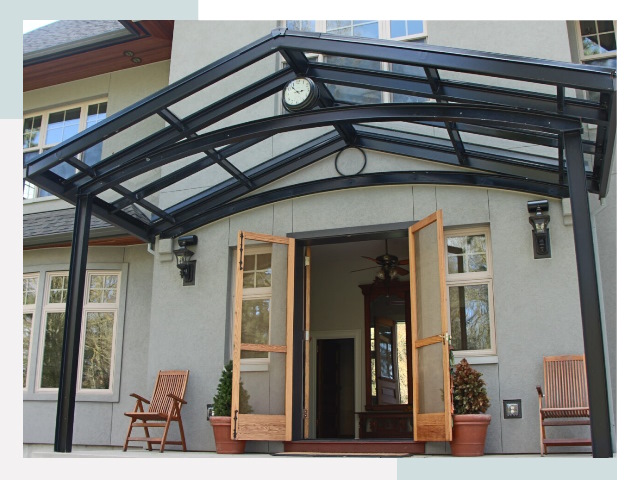 Козырьки металлические в Великих Луках