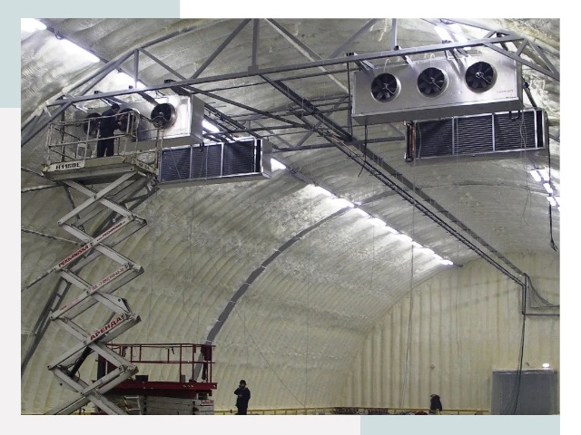 Оснащение ангаров в Великих Луках
