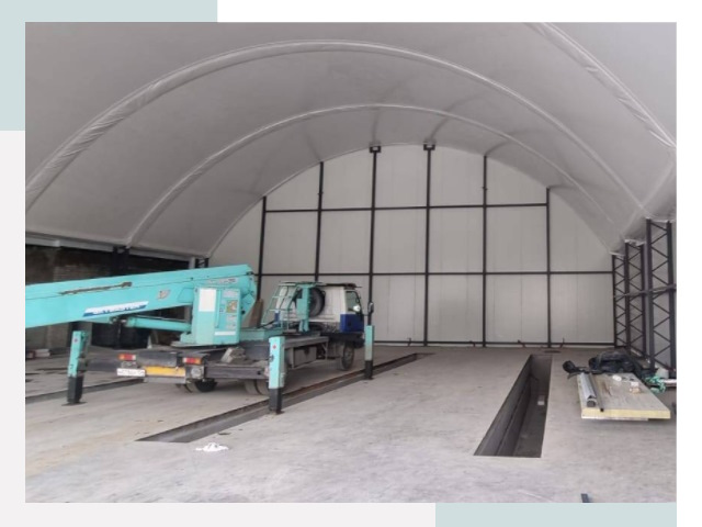 Внутреннее оснащение ангаров в Великих Луках